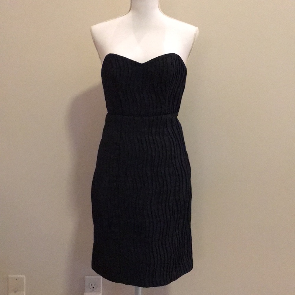 Lotus Grace Strapless sweetheart Denim Dress